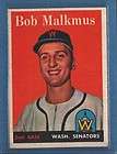 1958 Topps Set Break 356 Bob Malkmus EX MINT  