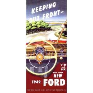  1949 FORD Car Full Line Owners Manual User Guide 