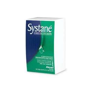  Systane Lubricant Eye Drops, Preservative Free Vials, 28 