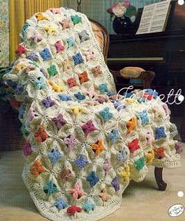 Cathedral Window Quilt Afghan, Annies crochet pattern  