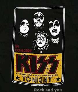 Kiss Band In Concert rock Slim Fit T Shirt S M L XL 2XL NWT  
