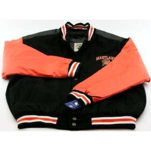   Maryland Orange/black Mens Sports Jacket   Large 