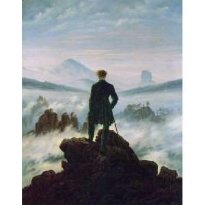   above the Sea of Fog, By Friedrich Caspar David