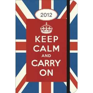   Keep Calm and Carry On   Cavallini 2012 Weekly Planner