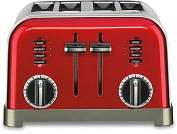 Product Image. Title: Cuisinart CPT 180MR Metal Classic Toaster 