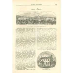   1876 Union College Schenectady New York illustrated 