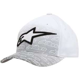  Alpinestars Rain Mens Flexfit Casual Wear Hat/Cap   White 