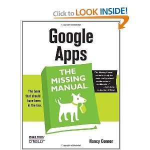  Google Apps: The Missing Manual [Paperback]: Nancy Conner 