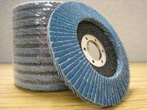 100 4.5”x7/8 Zirconia Flap Disc Grinding Wheel  