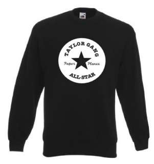 Taylor Gang All Star Sweatshirt Wiz Khalifa RETRO Jumper NEW FREE UK 
