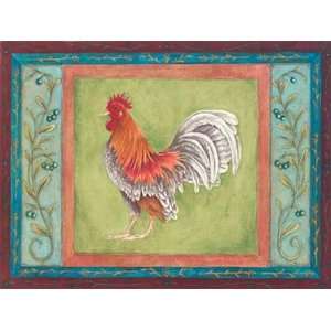  Montier Rooster by Renee Charisse Jardine 17x13