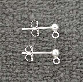   item 4044 50prs sterling silver earring posts select lines is proud