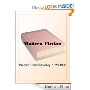 Modern Fiction: Charles Dudley Warner:  Kindle Store