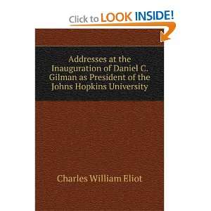   of the Johns Hopkins University Charles William Eliot Books