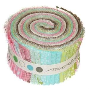  Moda Hushabye 2 1/2 Jelly Roll By The Each: Arts, Crafts 