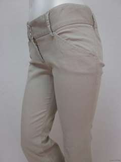 DOLCE & GABBANA Khaki Straight Leg Stretch Cotton Trousers sz 44 / 8 