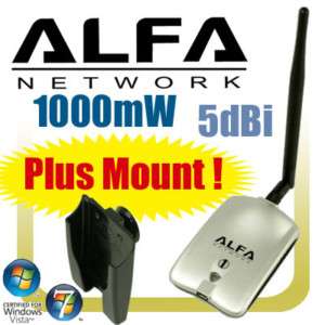 ALFA Network AWUS036H 1W Wireless G USB WLAN Adapter  