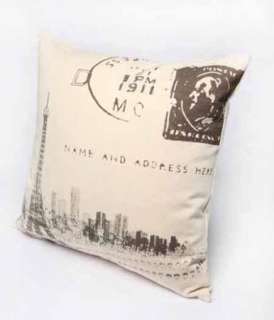 Throw Pillow Cover Protector 18.3 45cm 1 Canvas Cushion Covers French 