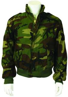 Woodland Camouflage WARM WINTER M 90 PILOTS JACKET – Collar w 