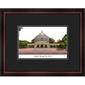 Stanford University Framed & Matted Campus Picture