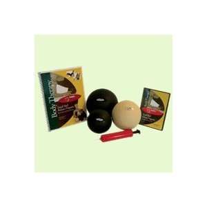 FitBALL Small Ball Release, Body Therapy Set Includes 3 Balls, Pump 