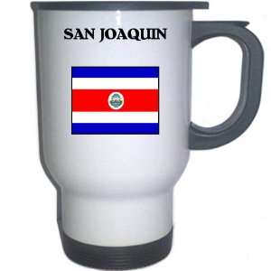  Costa Rica   SAN JOAQUIN White Stainless Steel Mug 