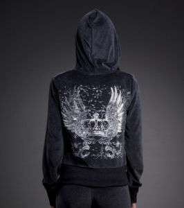 Romeo and Juliet Velour Hoodie w/ Winged Crown Foil NWT  