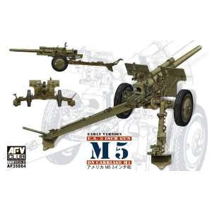  AFV Club 1/35 US 3 Inch M5 Gun on M1 Carriage Kit Toys 