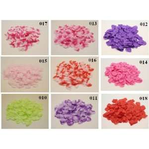   Wedding Party Supplies Silk Rose Petals Different Color Flower Leaves