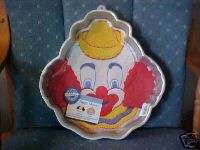   WILTON HAPPY CLOWN CAKE PAN 1989 2105 802 DISCONTINUED FROM WILTONS