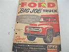 1955 Ford Big Job Truck Chassis Parts Accessories Series 7&8 