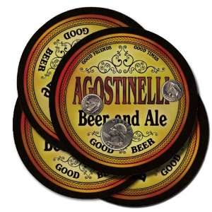 Agostinelli Beer and Ale Coaster Set: Kitchen & Dining