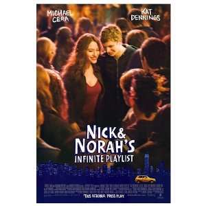  Nick and Norahs Infinite Playlist Original Movie Poster 