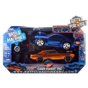   Machines Twin Pack (Blue Mustang and Orange Camaro): Toys & Games