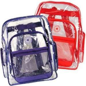   Cliffs Clear Transparent PVC See Thru School Book Backpack / Child Day