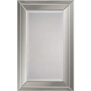  Beveled Mirror with Double Mirrored Border: Home & Kitchen