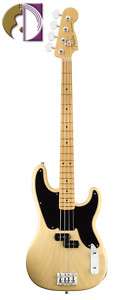 Fender 60th Anniversary Precision Bass (P Bass), Blackguard Blonde 