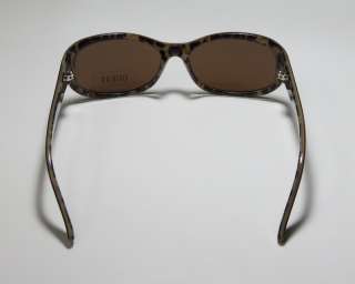 NEW GUESS 6404 STYLISH BROWN/TIGER PRINT FRAME/TEMPLES SUNGLASSES 