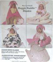 Huggie Buddie Blankie Blanket Pattern Cow Rabbit Lamb  