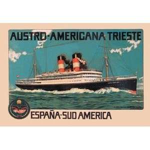    Art Austro Americana Trieste Cruise Line   02490 9