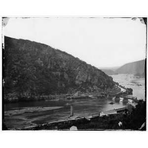   Harpers Ferry,West Virginia. View of Maryland Heights