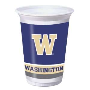   University of Washington Plastic Beverage Cups