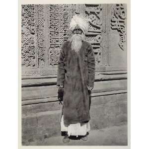   Man Turban Costume Ajmer India   Original Photogravure
