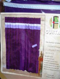 Regatta Purple Lilac & White 8 piece Drape Set  
