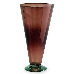  Art glass vase, Amethyst Cone Home & Kitchen