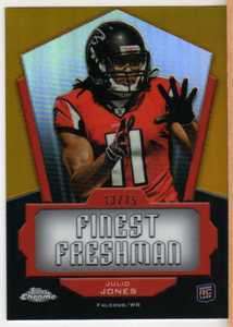   Topps Chrome GOLD REFRACTOR Finest Freshman Rookie RC # 13/75  
