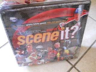 Scene It? Sports Powered by ESPN DVD Game Sealed NEW  