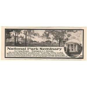  1908 National Park Seminary Girls School Washington DC 