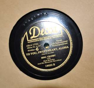 Bing Crosby Favorite Hawaiian Songs 78 rpm Vol 2 10  