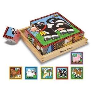  Farm Cube Puzzle: Toys & Games
